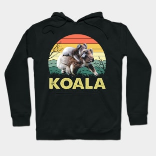 Aussie Adventure Tee Talk Triumph for Koala Admirers Hoodie